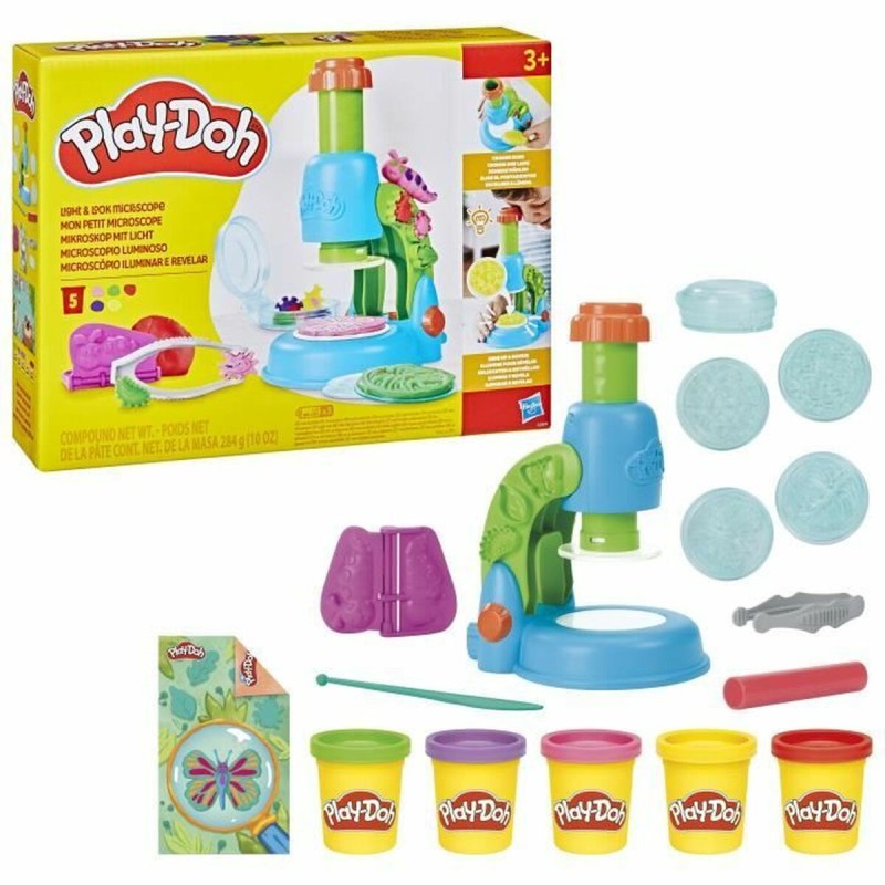 Play-Doh|Jogo de Plasticina Play-Doh Mi Pequeño Microscopio Amarelo Play-Doh|Jogo de Plasticina Play-Doh Mi Pequeño Microscopio Amarelo