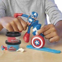 Play-Doh|Jogo de Plasticina Play-Doh Capitán América Set Stamper Shield Multicolor