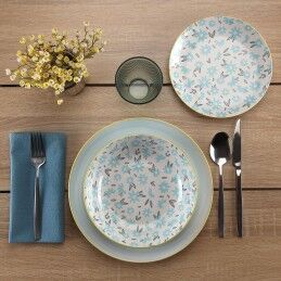 Versa|Louça Versa BREEZE  Azul Porcelana 18 Peças
