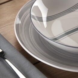 Versa|Louça Versa VORTEX  Cinzento Porcelana 18 Peças