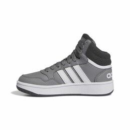 Adidas|Sapatilhas de Desporto Infantis Adidas Hoops 3.0 Mid Cinzento