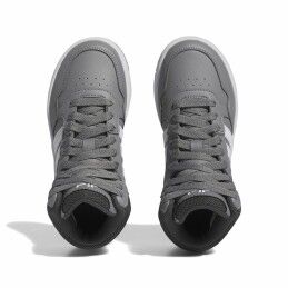 Adidas|Sapatilhas de Desporto Infantis Adidas Hoops 3.0 Mid Cinzento