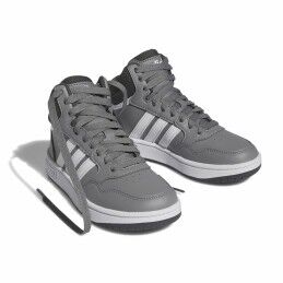Adidas|Sapatilhas de Desporto Infantis Adidas Hoops 3.0 Mid Cinzento