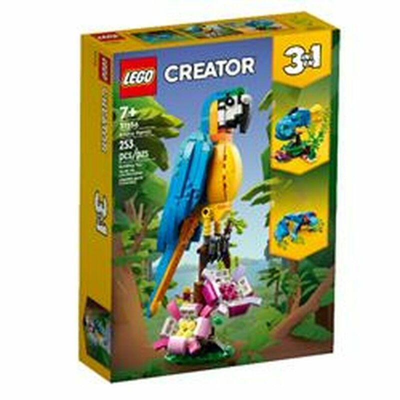 Lego|Jogo de Construção Lego LORO EXÓTICO 3 em 1 253 Peças Lego|Jogo de Construção Lego LORO EXÓTICO 3 em 1 253 Peças