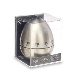 Kinvara|Temporizador de Cozinha Kinvara MTM-002P 6 x 7,5 x 6 cm Ovo (24 Unidades)