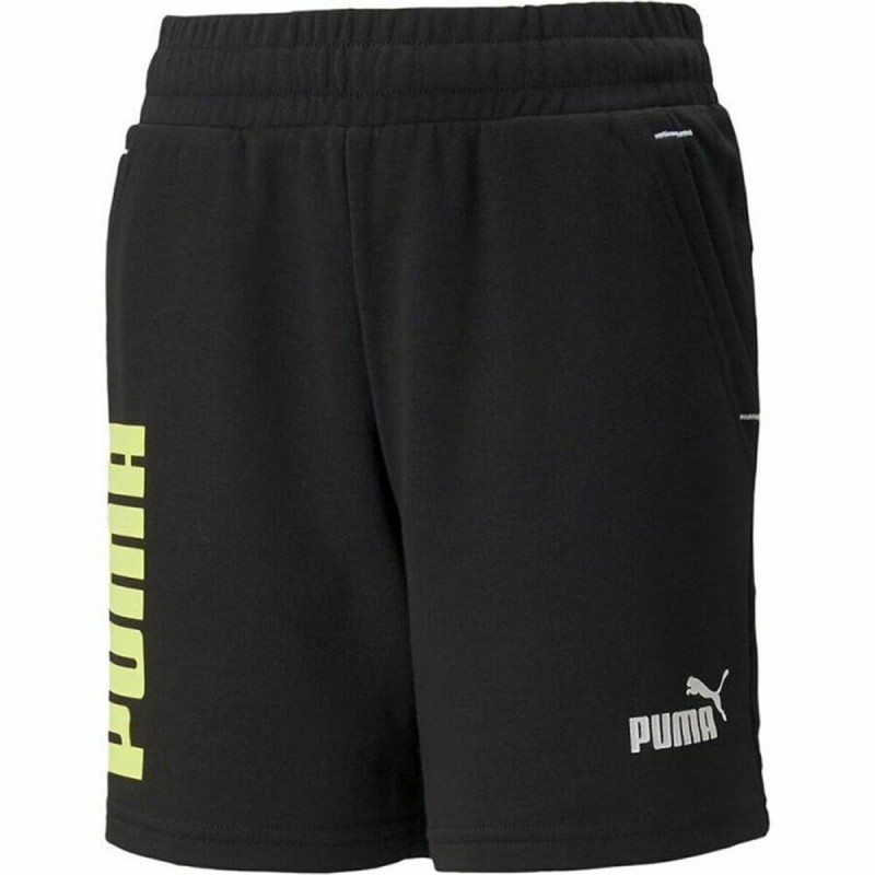 Calções de Desporto Infantis Puma Power K Preto