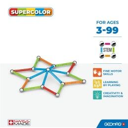 Geomag|Jogo Educativo Geomag 42 Peças