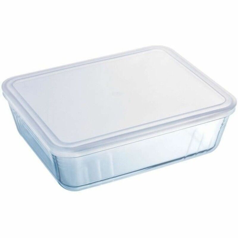 Pyrex|Recipiente para Conservar Alimentos Pyrex Branco Transparente Retangular 1,5 L