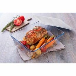 Pyrex|Recipiente para Conservar Alimentos Pyrex Branco Transparente Retangular 1,5 L