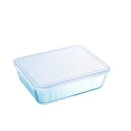 Pyrex|Recipiente para Conservar Alimentos Pyrex Branco Transparente Retangular 1,5 L