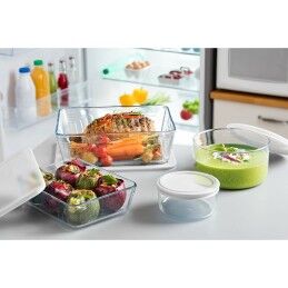 Pyrex|Recipiente para Conservar Alimentos Pyrex Branco Transparente Retangular 1,5 L