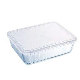 Pyrex|Recipiente para Conservar Alimentos Pyrex Branco Transparente Retangular 1,5 L
