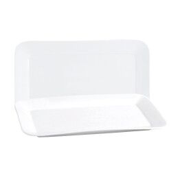 Quid|Recipiente de Cozinha Quid Basic Retangular Cerâmica Branco (25,9 x 15 cm) (6 Unidades)