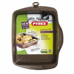 Pyrex|Bandeja para Forno Pyrex Castanho Preto Metal