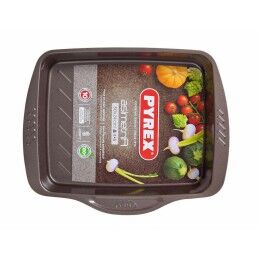 Pyrex|Bandeja para Forno Pyrex Castanho Preto Metal