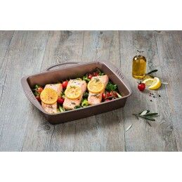 Pyrex|Bandeja para Forno Pyrex Castanho Preto Metal
