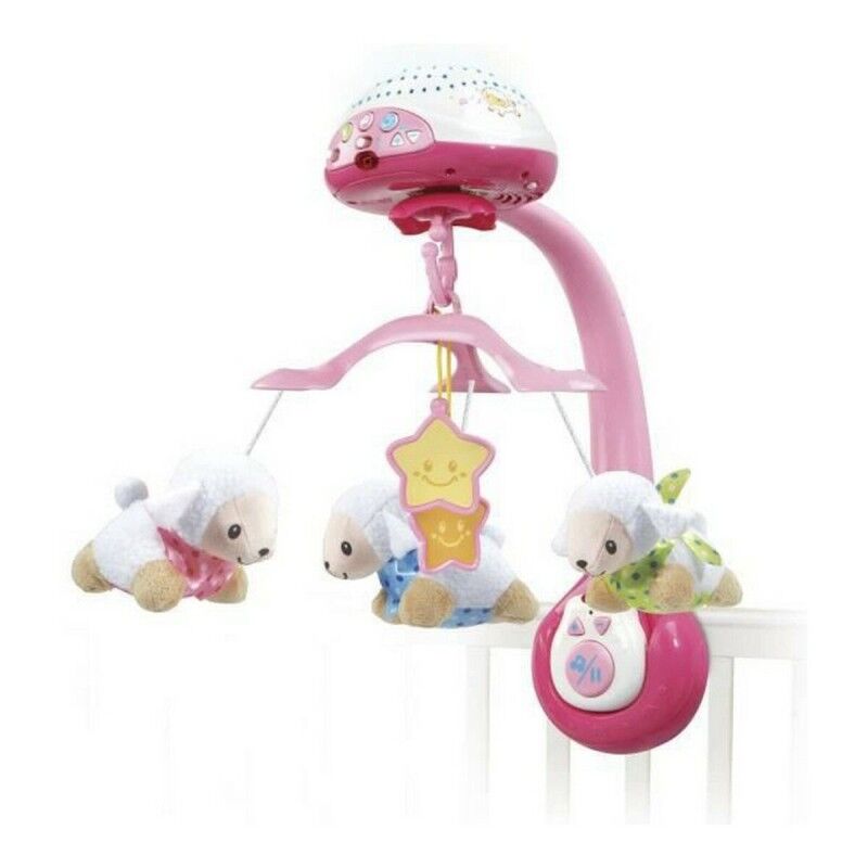 Vtech Baby|Brinquedo de bebé Vtech Baby Sheep Count Cor de Rosa Plástico Berço de Bebé
