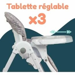 Bambisol|Cadeira Alta Bambisol Bege