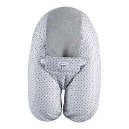 Tineo|Almofada para Amamentar Tineo Polka Dots Cinzento