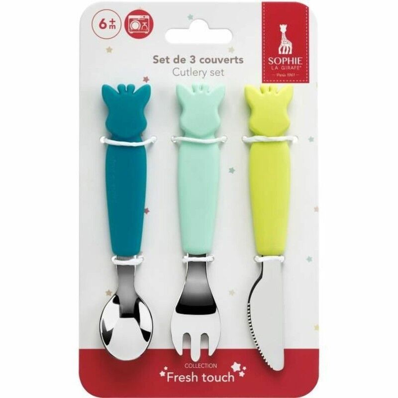 Sophie la Girafe|Talheres Sophie la Girafe Silicone Sophie la Girafe|Talheres Sophie la Girafe Silicone