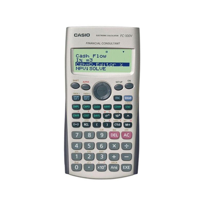 Casio|Calculadora Científica Casio FC-100V Preto Cinzento Casio|Calculadora Científica Casio FC-100V Preto Cinzento