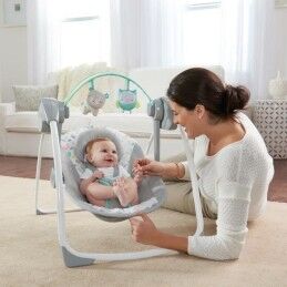 Ingenuity|Cadeira de balanço Ingenuity Comfort 2 Go ™ Compact Swing Fanciful Forest