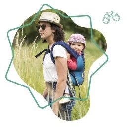 Badabulle|Mochila porta bebê Badabulle Easy & Go 15 kg Azul Ergonómico 0-4 Anos