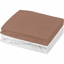 Domiva|Lençol de baixo ajustável Domiva Doux Nid Branco 60 x 120 cm