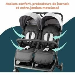 Bambisol|Carrinho de passeio para bebê Bambisol Cinzento