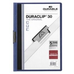 Durable|Pasta de Dossiês Durable Duraclip 30 Azul escuro Azul celeste A4 25 Peças
