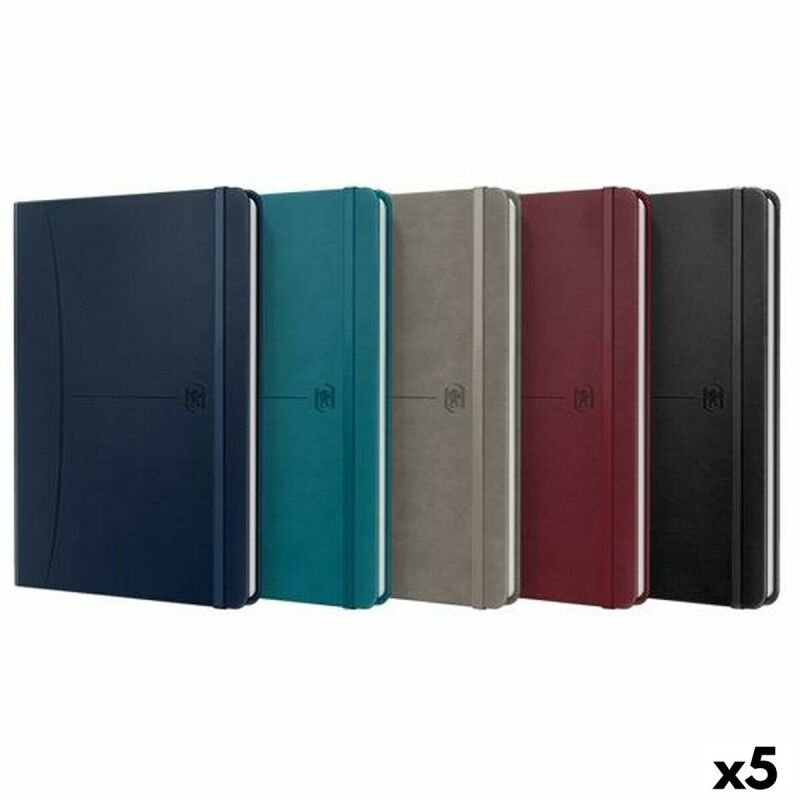 Oxford|Caderno Oxford Linhas 80 Folhas A5 (5 Unidades)