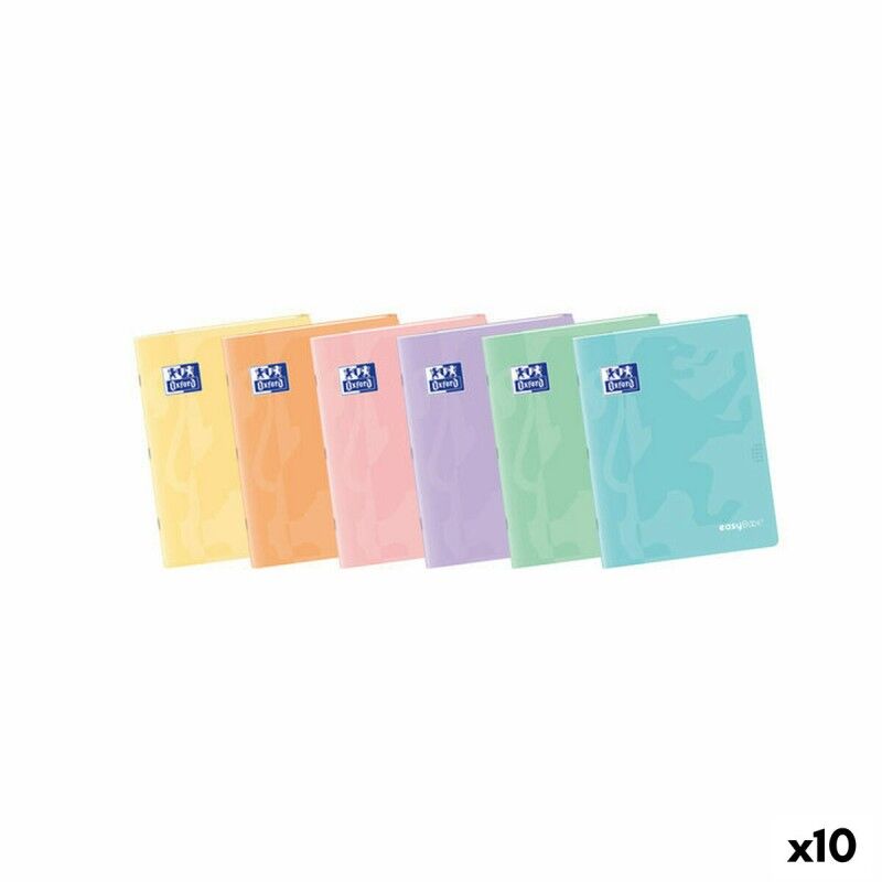Oxford|Caderno Oxford Easybook Pastel A4 48 Folhas (10 Unidades) Oxford|Caderno Oxford Easybook Pastel A4 48 Folhas (10 Unidades)