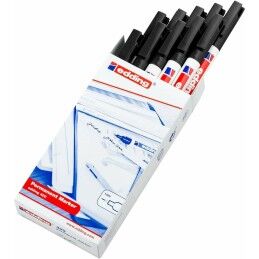 Edding|Rotulador permanente Edding 400-01 Preto 1 mm (10 Unidades)
