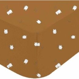 Domiva|Lençol de baixo ajustável Domiva Branco 70 x 140 cm