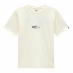 Camisola de Manga Curta Homem Vans Oval Team Antique Branco