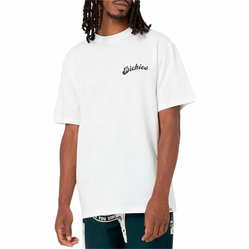 Camisola de Manga Curta Homem Dickies Grainfield Branco