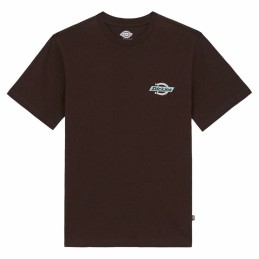 Camisola de Manga Curta Homem Dickies Ss Ruston Castanho