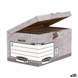 Fellowes|Caixa de Arquivo Fellowes    Cinzento 10 Unidades (31 x 39 x 56 cm)