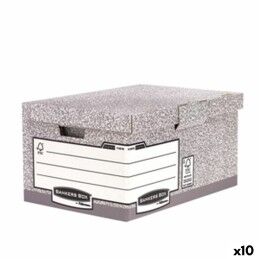Fellowes|Caixa de Arquivo Fellowes    Cinzento 10 Unidades (31 x 39 x 56 cm)