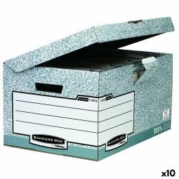 Fellowes|Caixa de Arquivo Fellowes    Cinzento 10 Unidades (31 x 39 x 56 cm)