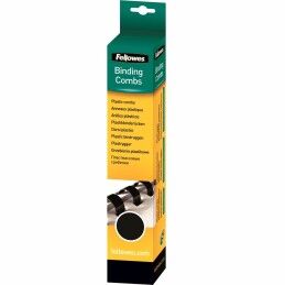 Fellowes|Espirais para Encadernar Fellowes 5330702 Preto 8 mm A4 PVC Plástico (25 Unidades)