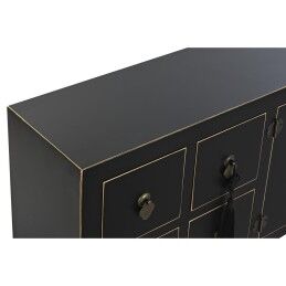 DKD Home Decor|Móvel de TV DKD Home Decor Preto Oriental Branco Dourado Branco/Preto Metal Abeto Madeira MDF 130 x 26 x 51 cm