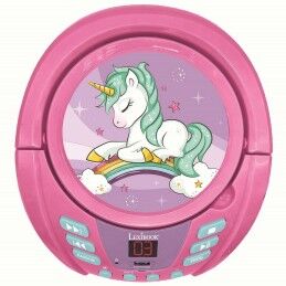 Lexibook|Reprodutor CD/MP3 Lexibook Infantil Cor de Rosa Bluetooth Unicórnio