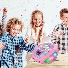 Lexibook|Reprodutor CD/MP3 Lexibook Infantil Cor de Rosa Bluetooth Unicórnio