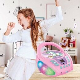 Lexibook|Reprodutor CD/MP3 Lexibook Infantil Cor de Rosa Bluetooth Unicórnio