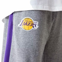 Calças para Adultos New Era NBA LA Lakers Cinzento Homem