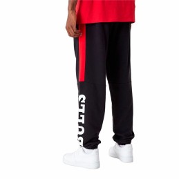 Calças para Adultos New Era NBA Colour Block Chicago Bulls Preto Homem