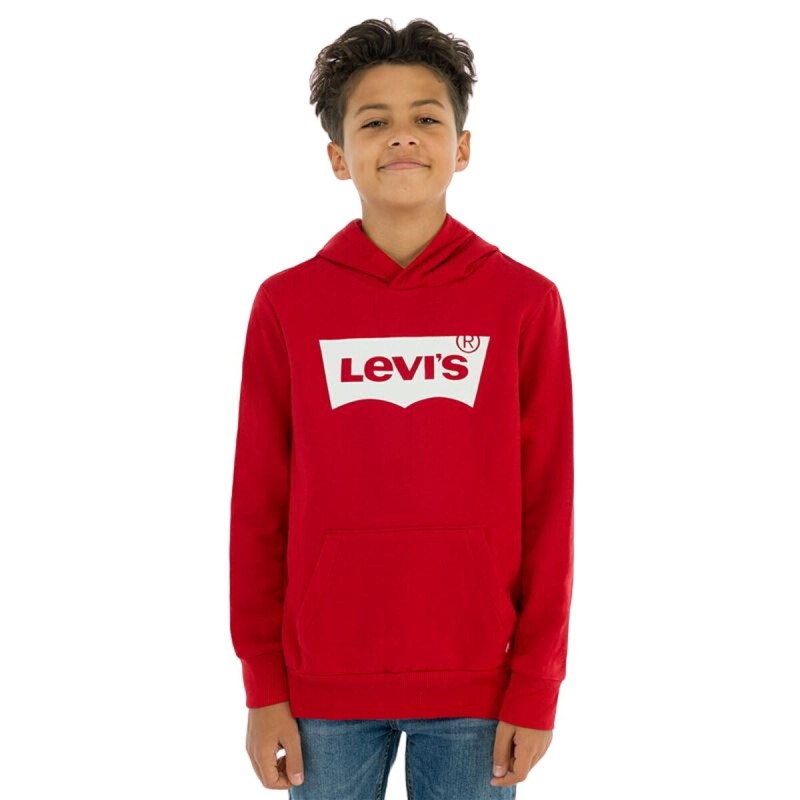 Camisola Infantil Levi's Batwing Screenprint Vermelho