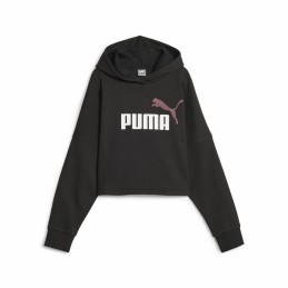 Camisola Infantil Puma Ess Logo Croppedo Preto