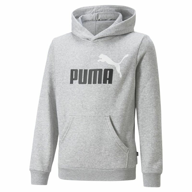 Camisola Infantil Puma Ess+ 2 Col Big Logo Cinzento claro